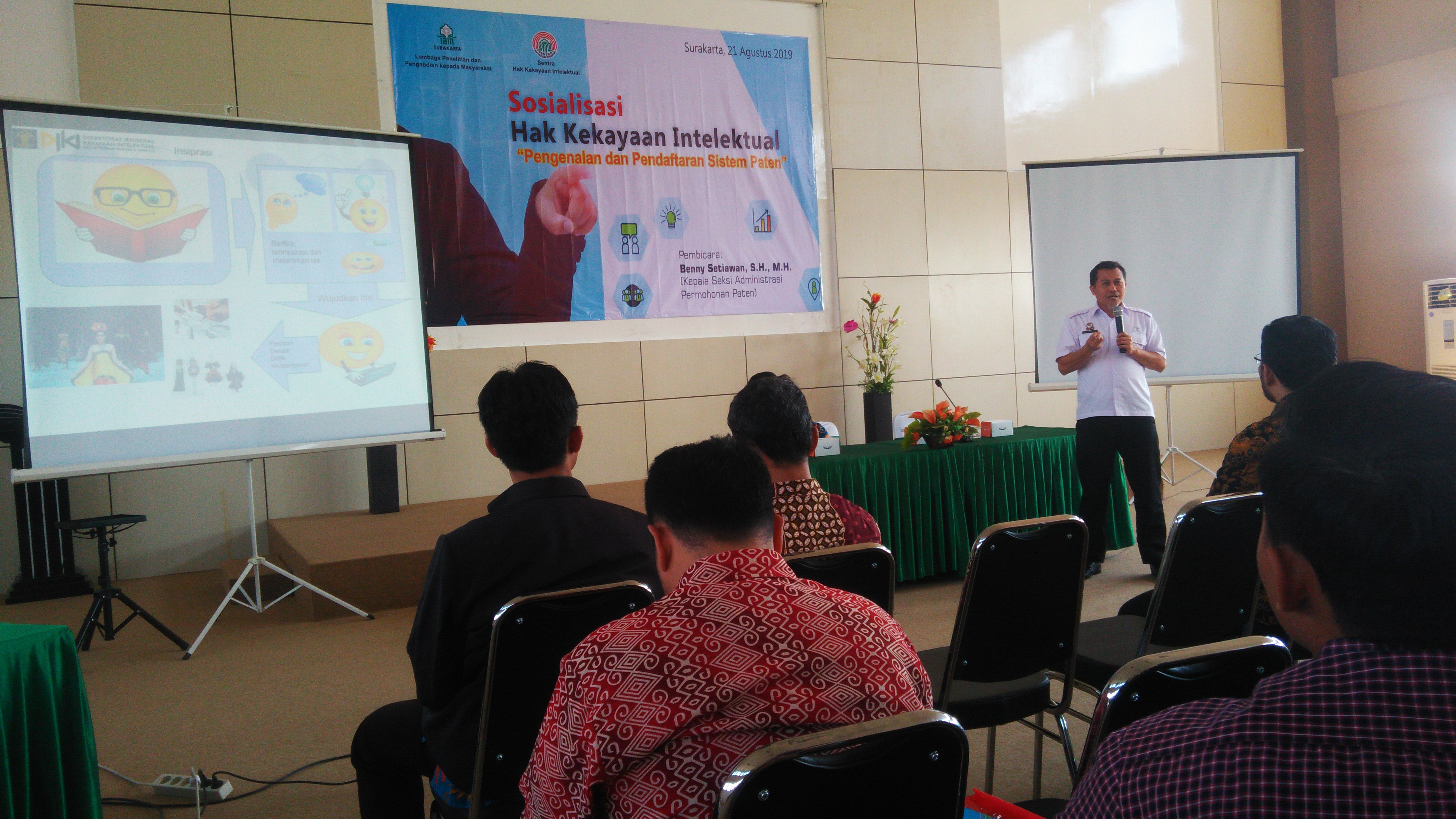 Sosialisasi Hak Kekayaan Intelektual oleh Dirjen Kekayaan