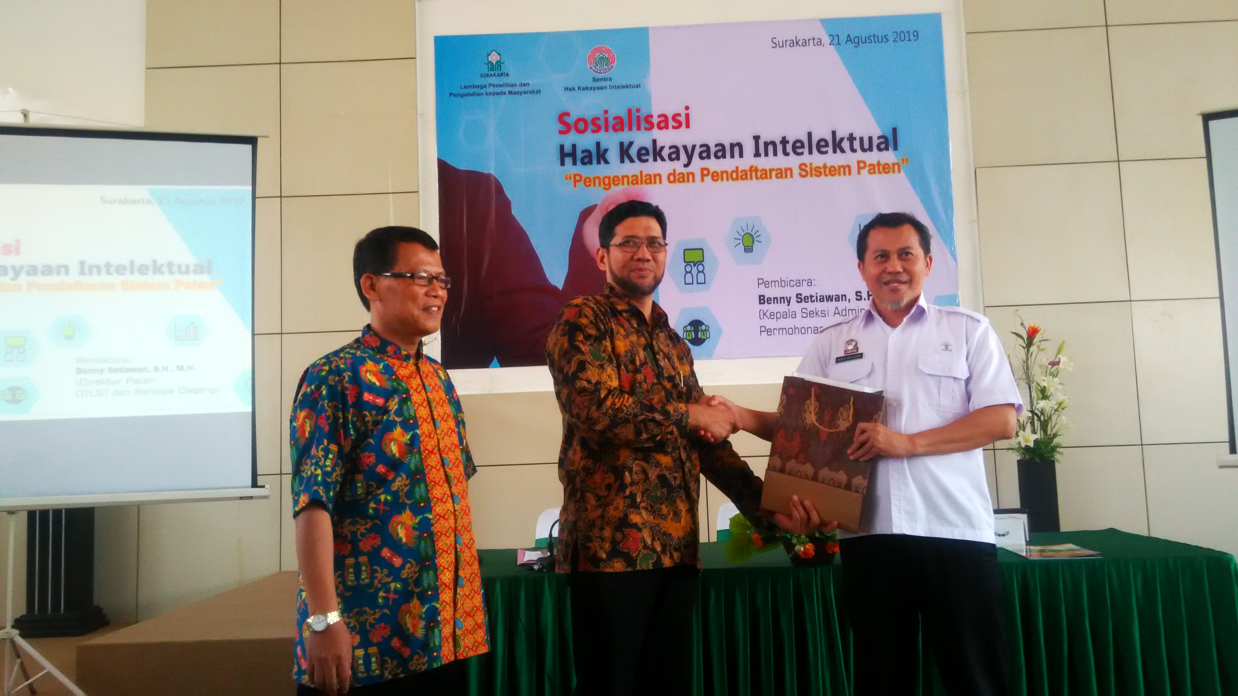 Sosialisasi Hak Kekayaan Intelektual oleh Dirjen Kekayaan